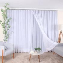 Cortina Gaze Linho Com Forro 6m X 3.00 Altura -trilho Suíço Cortina Gaze Linho Com Forro 6m X 3.00 Altura -trilho Suíço