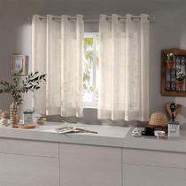 Cortina Gaze Linho Para Cozinha 2,80x1,60 Sem Forro . Promoção Cortina Gaze Linho Para Cozinha 2,80x1,60 Sem Forro . Promoção