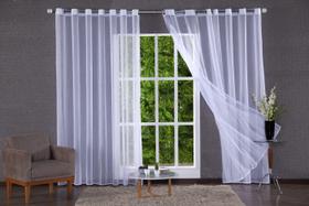 cortina grande 4mx2,5m cortina de voil cortina pra sala cortina voal