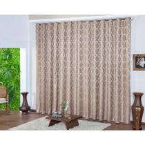 Cortina Grande Jacquard Luxo Para Sala Quarto e Escritório 3,00 X 2,70 Comprimento