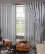Cortina Hermes C/ Forro Cinza Tamanho:5,40m X 2,60m Cortina Hermes C/ Forro Cinza Tamanho:5,40m X 2,60m