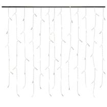 Cortina Icicle Lights vidaXL 10m com 400 LEDs brancos quentes