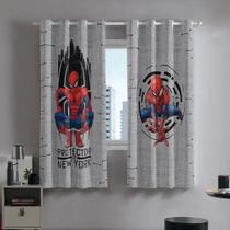 Cortina inf c luz tec homem aranha 2,60mx1,70m bella janela