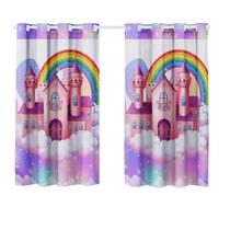 Cortina Infantil 2,00 Larg.X 1,50Alt. Decorativa Sala/Quarto