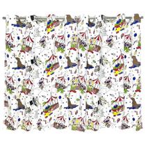 Cortina Infantil 2,00 X 1,60 Quarto Brinquedoteca Menino