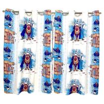 Cortina Infantil 2,00 X 1,60 Quarto Brinquedoteca Menino