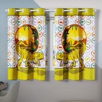 Cortina Infantil 2,00m x 1,30m Estampada Decorativa Menino Menina Alta Resolução