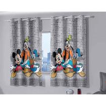 Cortina Infantil 70% Blackout Mickey 2,6m x 1,7m - Bella Janela