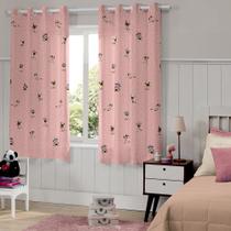 Cortina Infantil Bella Janela 260x170 cm Blackout Colorê Pug