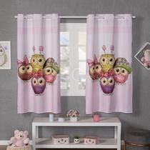 Cortina Infantil Blackout Estampada 2,00x1,40 Decoração, Quarto, Menina, Menina, Criança.