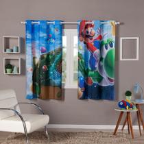 Cortina Infantil Blackout Estampada 2,00x1,40 Decoração, Quarto, Menina, Menina, Criança.