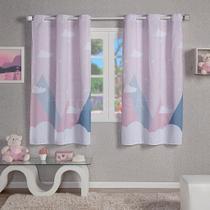 Cortina Infantil Blackout Estampada 2,00x1,40 Decoração, Quarto, Menina, Menina, Criança.