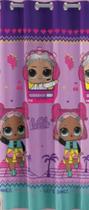 Cortina infantil com ilhos infantil lol 2,00 x 1,80 lepper Cortina infantil com ilhos infantil lol 2,00 x 1,80 lepper