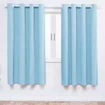 Cortina Infantil Cor Azul 2M Contra O Vento