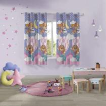 Cortina Infantil Estampada Microfibra ilhós 200x180 Lepper