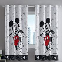 Cortina Infantil Menino E Menina Disney Corta Luz Tecido Blackout 70% 2,60 x 1,70