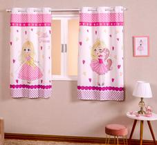 Cortina Infantil Menino E Menina Vários Personagens