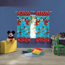 Cortina Infantil Mickey 100% Poliéster Disney 3,00m x 180m - LEPPER