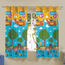 Cortina infantil Mundo Bita Original 2 Painéis Cortina infantil Mundo Bita Original 2 Painéis