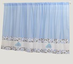 Cortina Infantil Nuvem 2,00m X 1,70m Azul F101