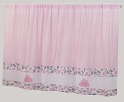 Cortina infantil Nuvem 2,00m x 1,70m Rosa