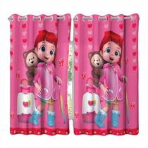 Cortina Infantil - Rainbow Ruby - 3,00m x 1,80m - P/ Varão - Lepper