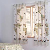Cortina Infantil Safari 2,80m X 1,80m Santista