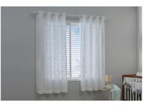 Cortina Infantil Santista Branca Londres Teddy - 2,80x1,80m