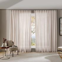 Cortina Inove Duplex Monaco 5,40m x 3,00m indicado para trilho de até 2,50m - Areia Cortina Inove Duplex Monaco 5,40m x 3,00m indicado para trilho de até 2,50m - Areia