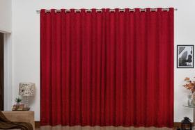 Cortina Jacquard 2 70 X 2,50 - Vermelho