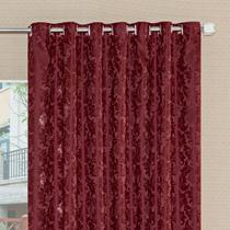 Cortina Jacquard 2,70x1,80 Para Trilho Simples