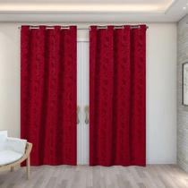 Cortina Jacquard 2,70x1,80 Para Trilho Simples