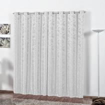 Cortina Jacquard 2,70x2,00 Para Trilho Simples