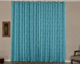 Cortina Jacquard 2,70x2,70 Para Trilho Simples