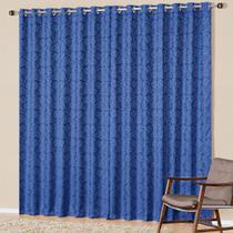 Cortina Jacquard 8,00x2,50 Para Trilho Simples