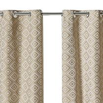 Cortina Jacquard Atenas Diamond 2,70 x 1,60 Para Varão de 2m