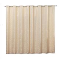 Cortina Jacquard Corta Luz Em Tecido Palha 3,00X2,50