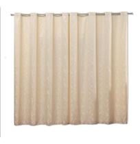 Cortina Jacquard Corta Luz Em Tecido Palha 5,00X2,80