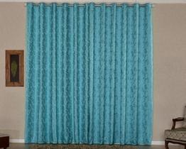 cortina jacquard em tecido semi blackout 4,00x2,50