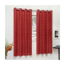 Cortina Jacquard Jacar Semi Blackout Varão 3m para Sala Quarto Escritório