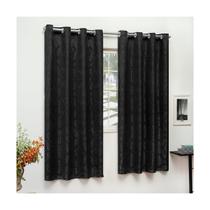 Cortina Jacquard Jacar Semi Blackout Varão 4m para Sala Quarto Escritório