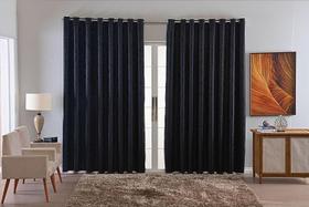 cortina jacquard luxo em tecido semi blackout sala 6,00x2,80