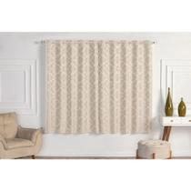 Cortina Jacquard Luxo Para Sala Quarto e Escritório 2,00 X 1,40 SEMIBLACKOUT ENVIO IMEDIATO