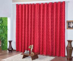 Cortina Jacquard p/ Sala/Quarto/Escr Semi Blackout 2.80m x 1.80m