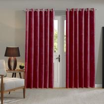 Cortina Jacquard para sala/quarto 2,00 x 1,80 m Admirare