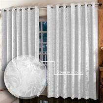 Cortina Jacquard para sala/quarto 4 x 2,5 m Admirare