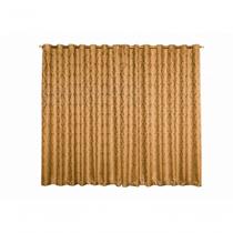 Cortina Jacquard para Varão Simples 3,00x2,30cm Poliéster para Sala Dourado Ludatex Cortina Jacquard para Varão Simples 3,00x2,30cm Poliéster para Sala Dourado Ludatex