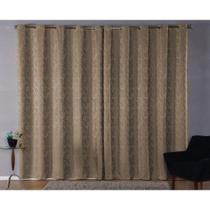 Cortina Jacquard Requinte 5,00x2,60m Quarto ou Sala