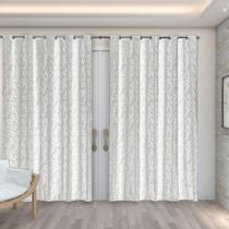 Cortina Jacquard Sala Quarto E Cozinha 2,00m X 1,30m Jacar Tecido
