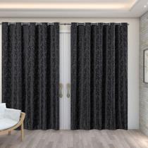 Cortina Jacquard Sala Quarto E Cozinha 4,00m X 2,70m Jacar